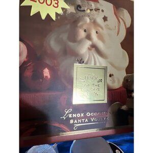 New 2003 Lighted SANTA Claus Porcelain Centerpiece by Lenox Nightlight